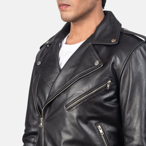 Allaric Alley Black Biker Jacket